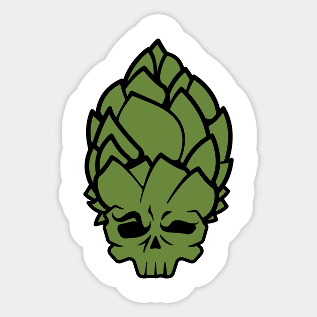 Hop Head Sticker by Rabassa